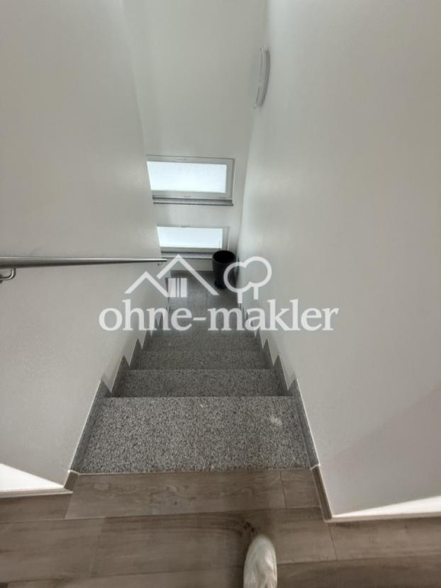 Treppe in die Wohnung 