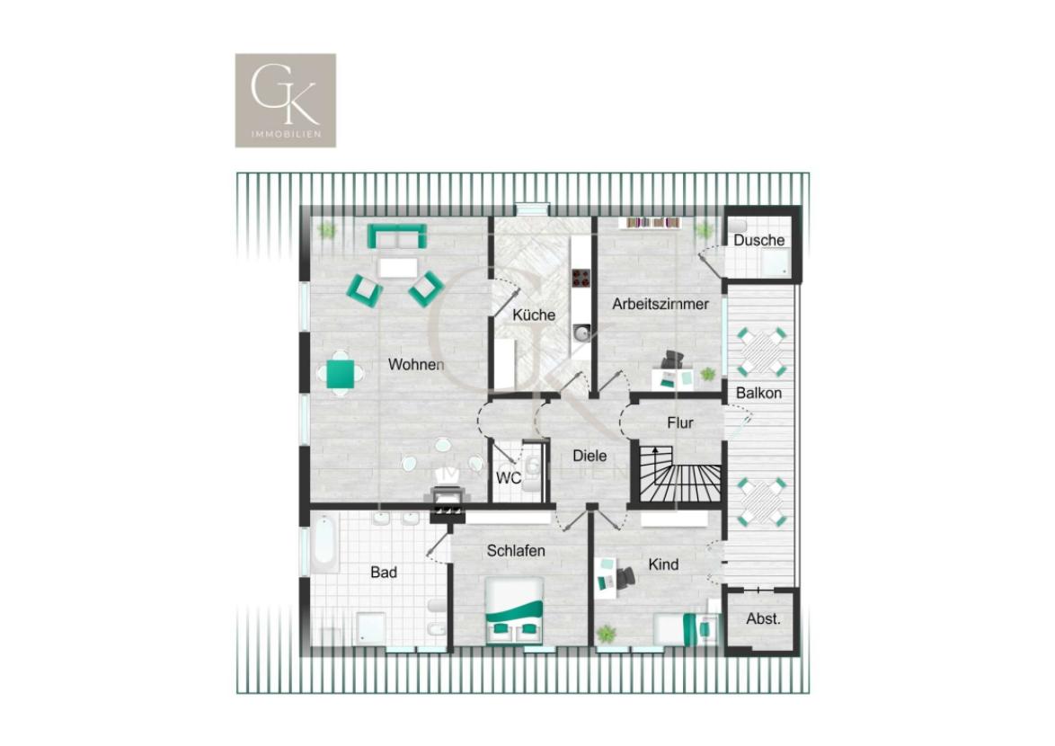 Grundriss DG 