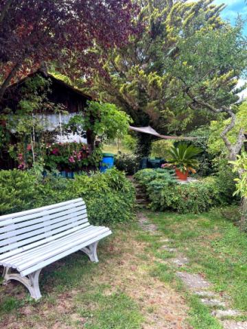 Gartenbank Wegfuehrung