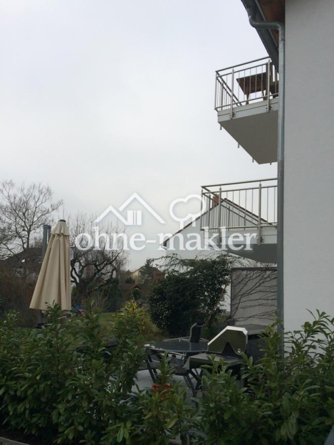 Seitenansicht Balkone