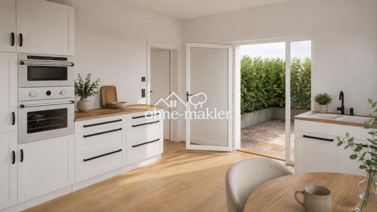 Küche / Zugang Dachterrasse
