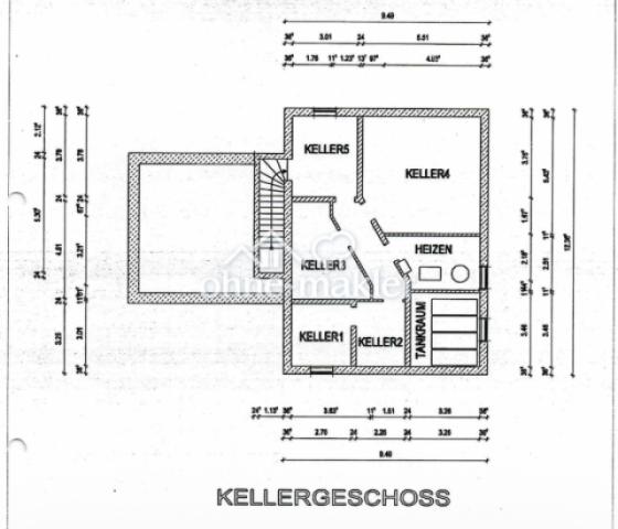 Grundriss Keller