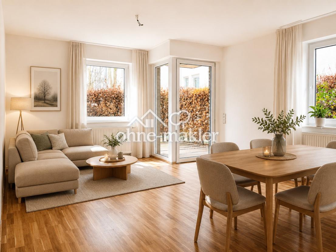 Wohnzimmer mit Möblierung