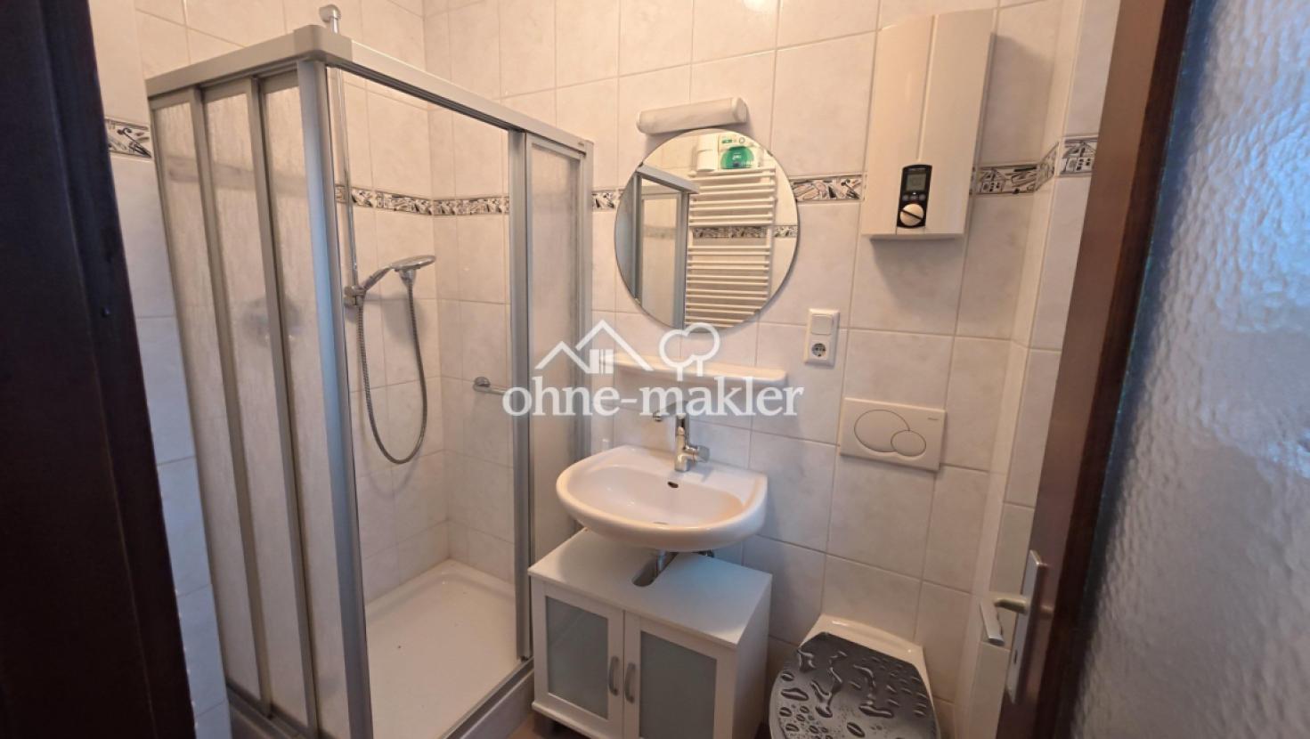 Gäste-WC mit Dusche (EG)