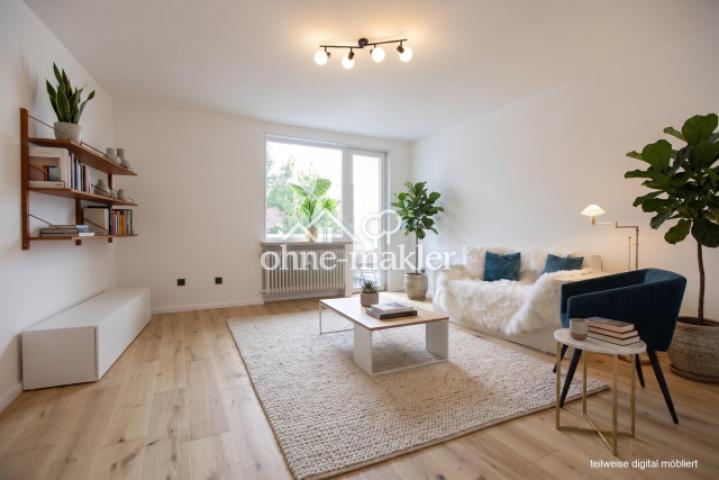 Wohnzimmer möbliert