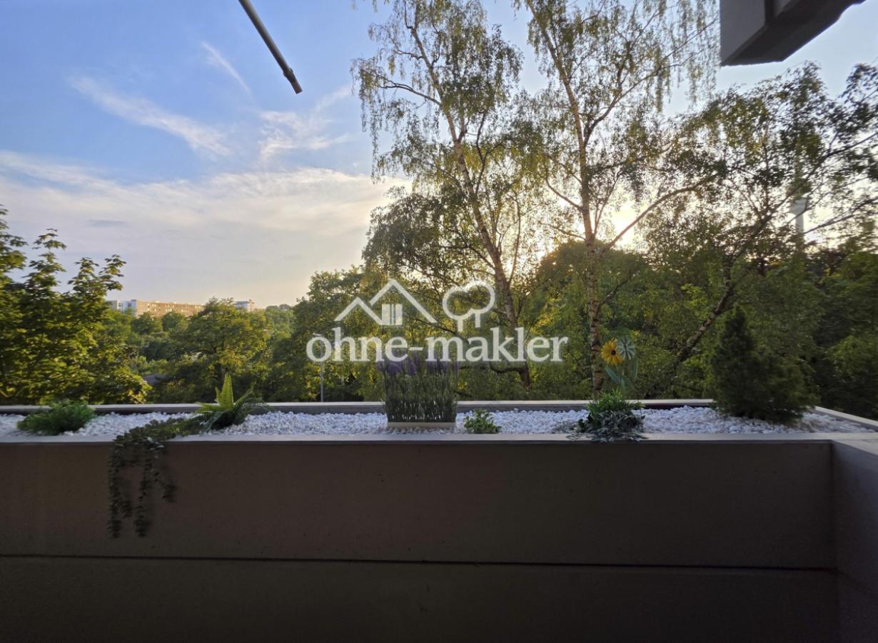 Ausblick vom Balkon