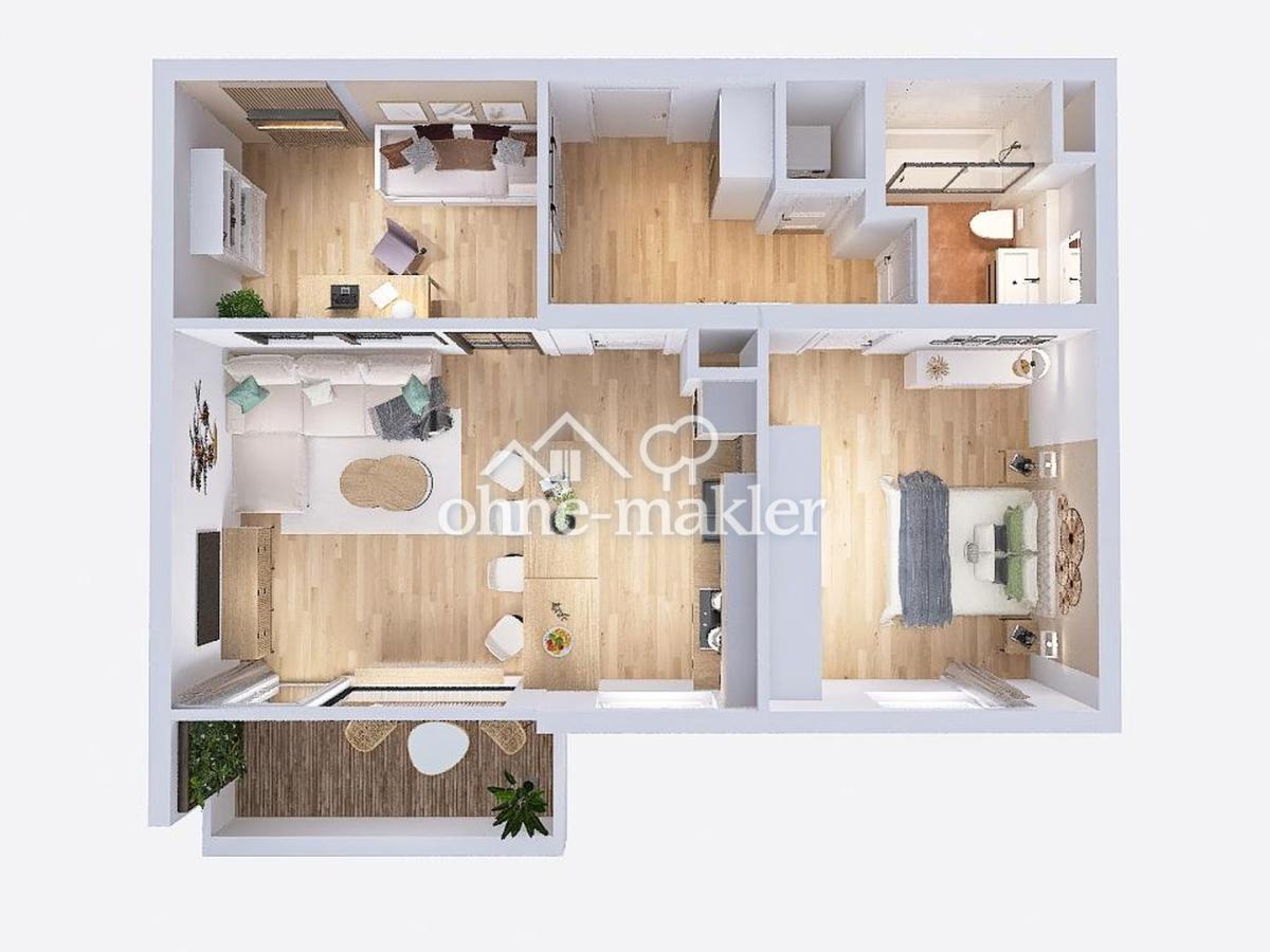 Grundriss 3-D
