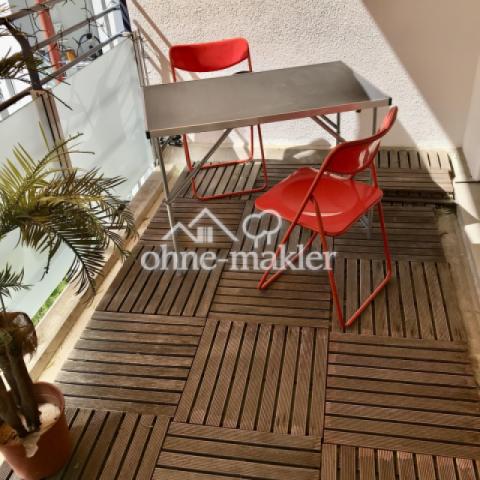 geräumiger Südwestbalkon