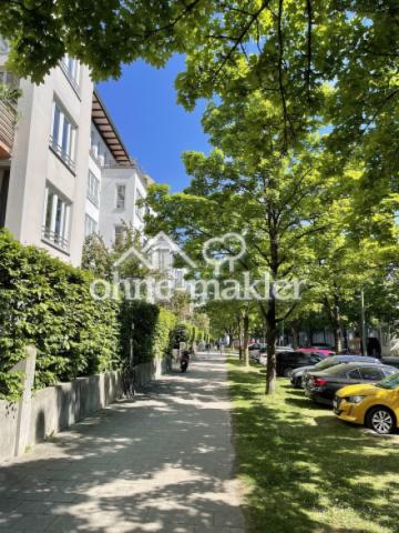 Ruhige breite Anliegerallee