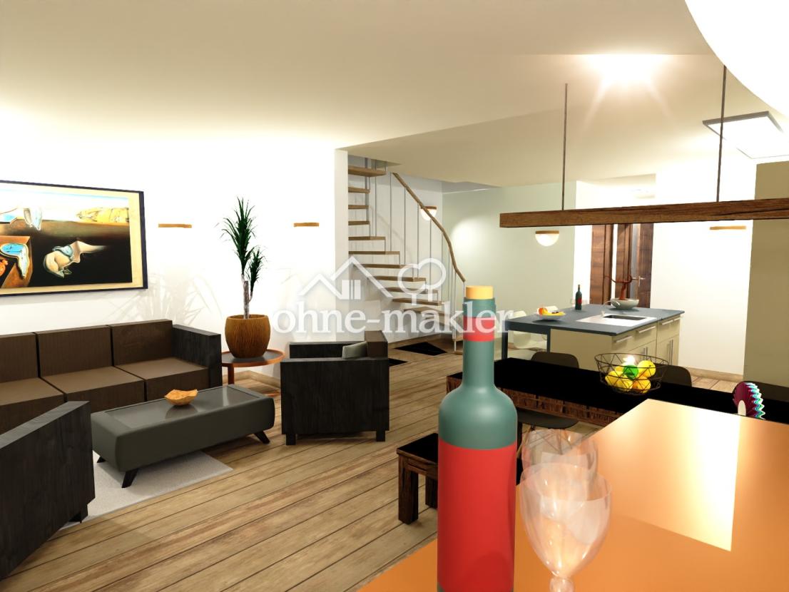 EG Haus 1 KI gerendert