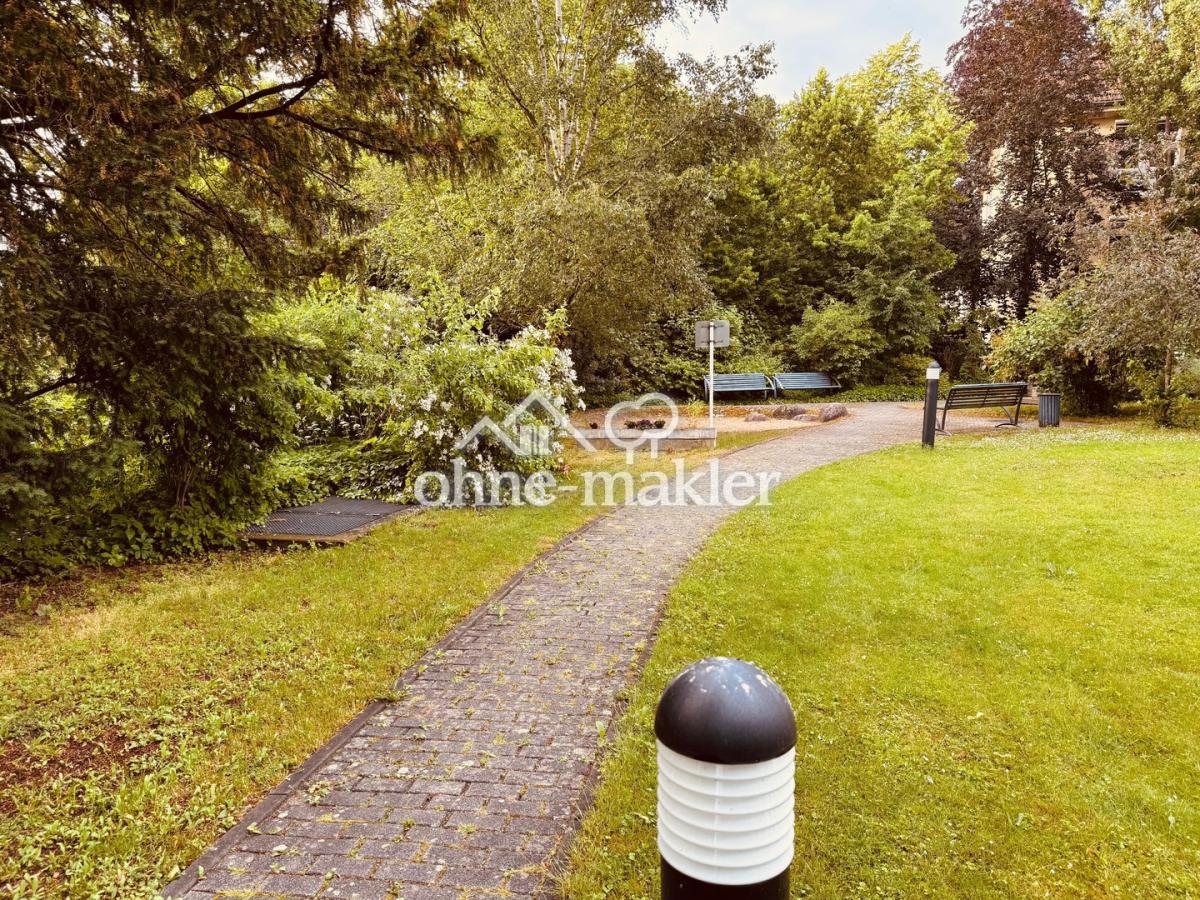Parkanlage der Stadtvilla
