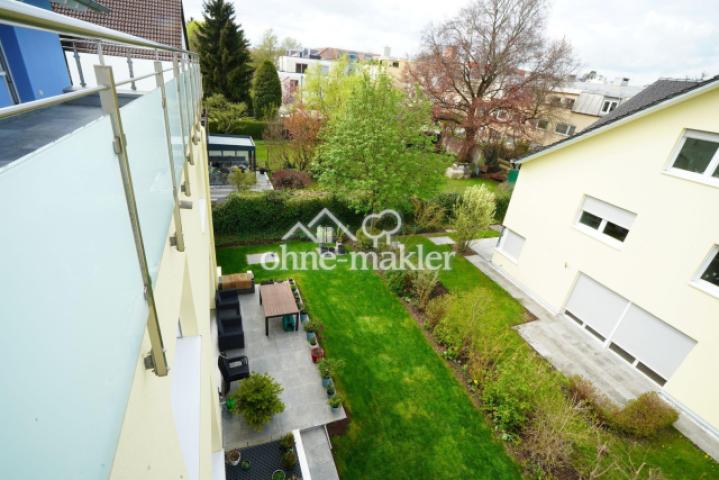 Blick vom Balkon