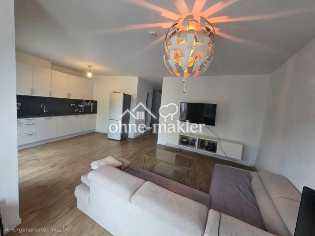 Wohnzimmer mit Blick Küche
