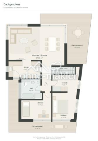 Schematischer Grundriss DG