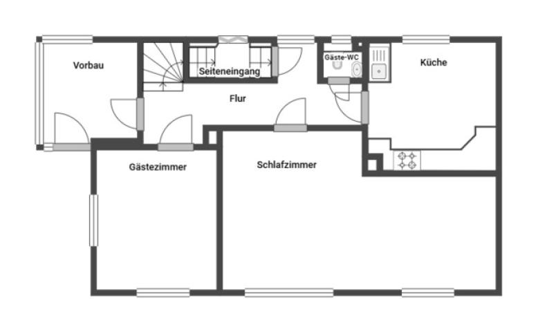 Grundriss Skizze EG