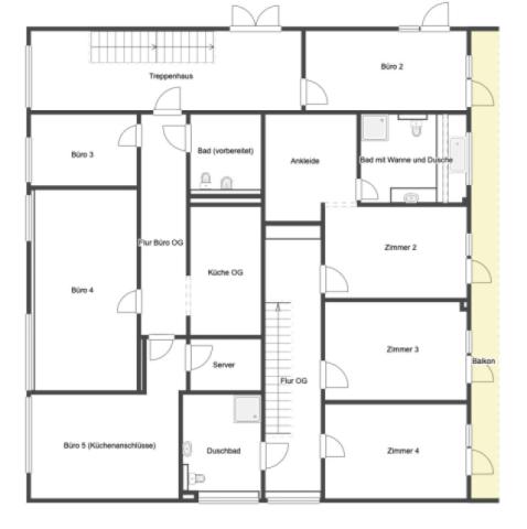 Grundriss 1. OG (Ist-Zustand)