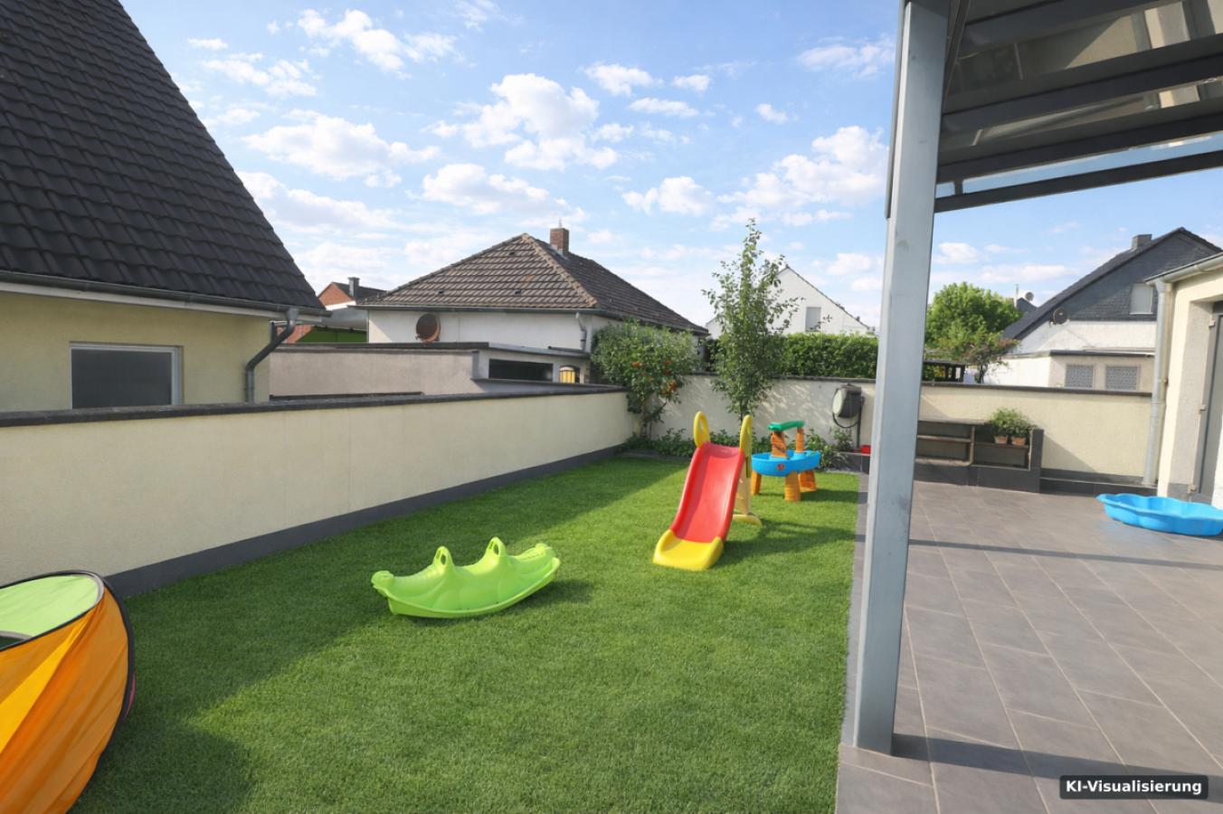 KI-Visualisierung – Garten