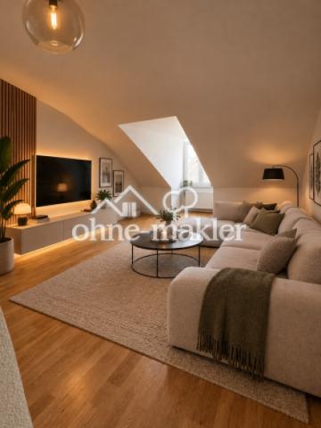 Wohnzimmer KI-generiert
