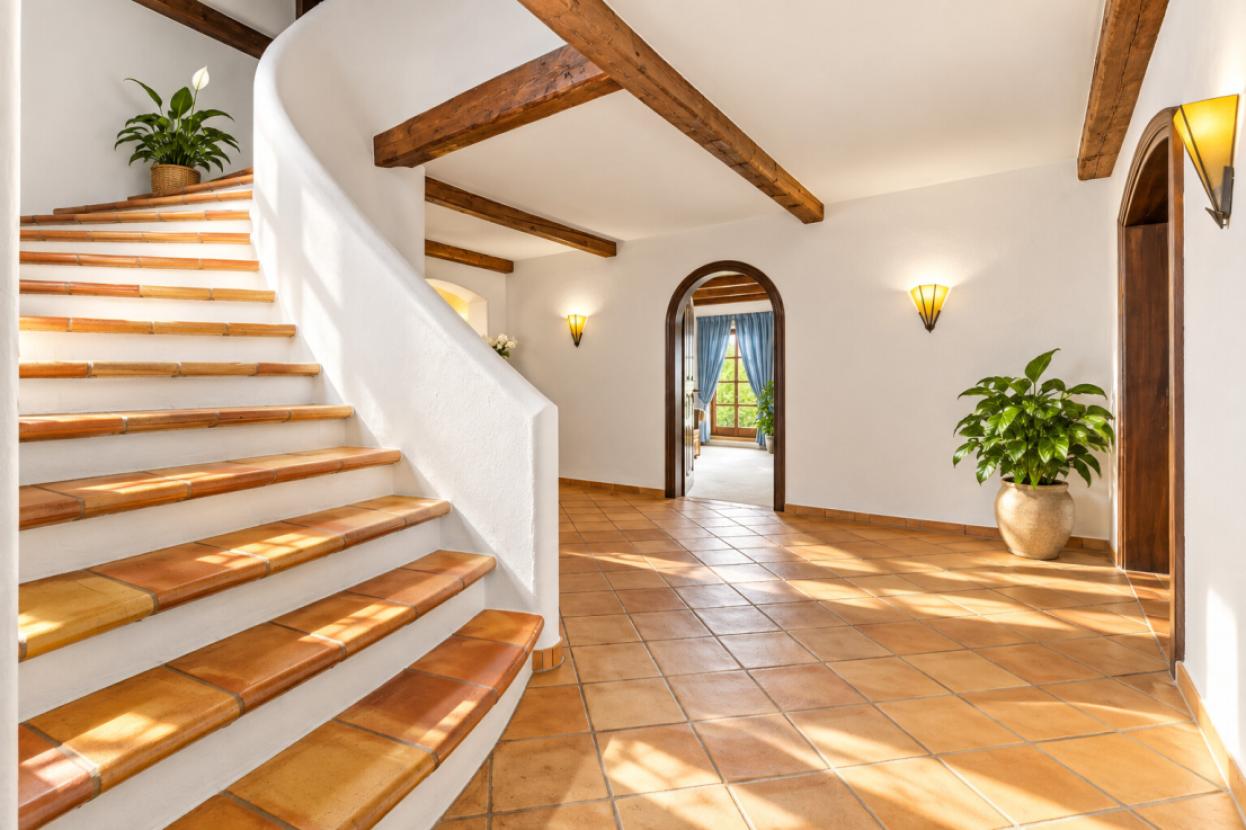 Treppenaufgang als besonderes Architekturelement