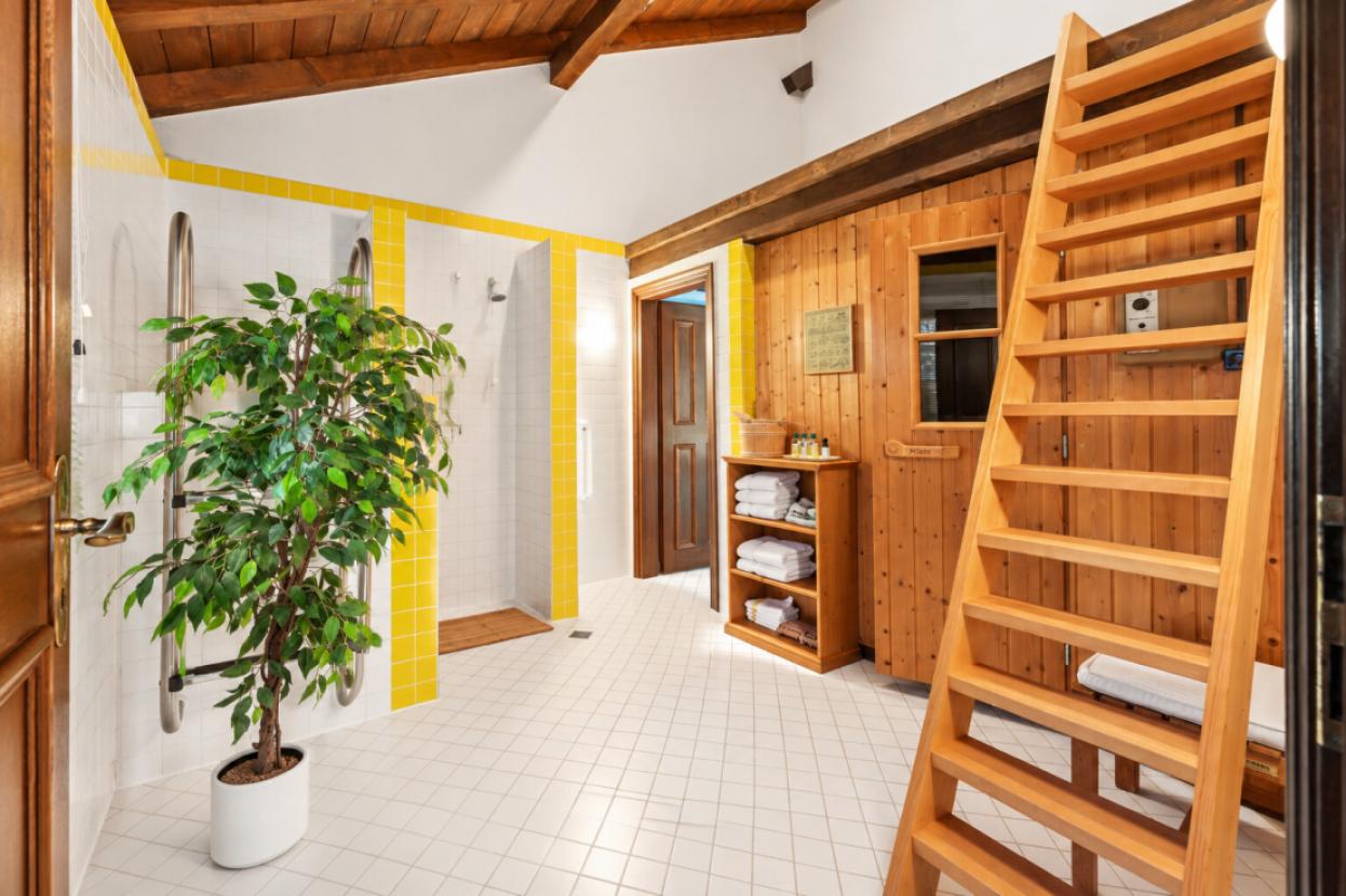 Entspannung in der hauseigenen Sauna