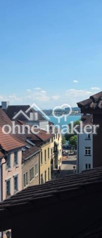 Sicht vom Balkon auf den See