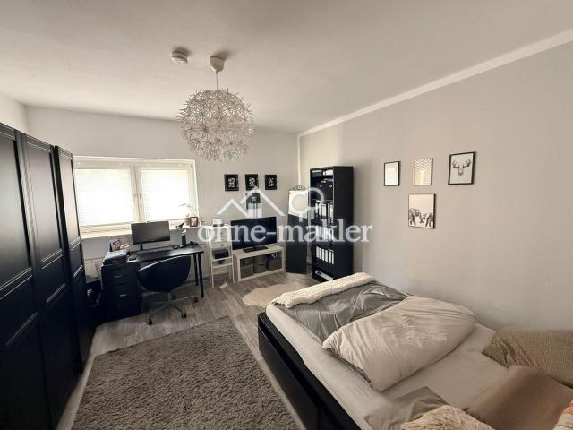 Blick ins Schlafzimmer
