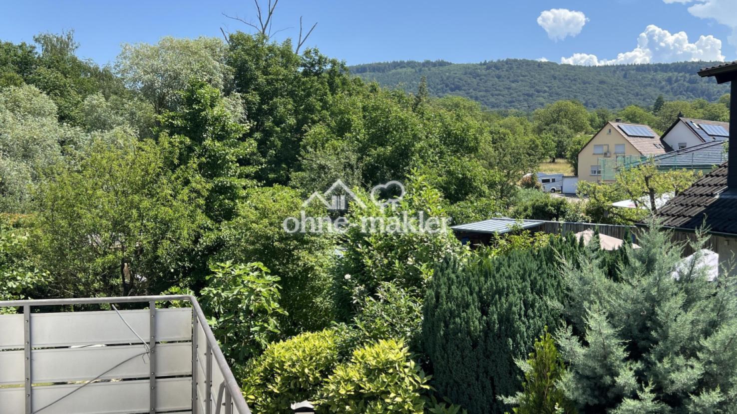 Blick vom Balkon