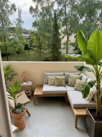 Balkon-Visualisierung