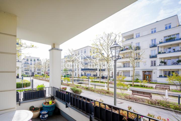 Blick vom Balkon