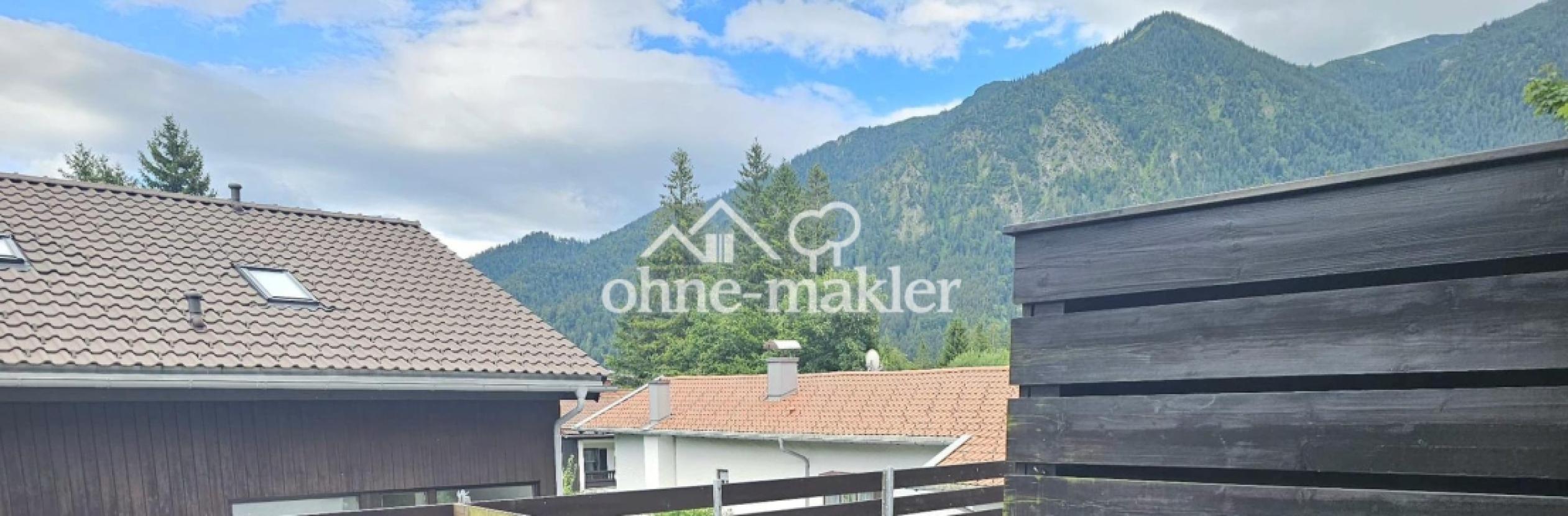 Bergblick von der Terrasse