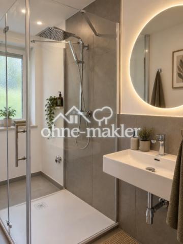 WC mit KI dekoriert