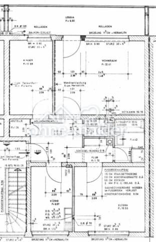 Grundriß der Wohnung