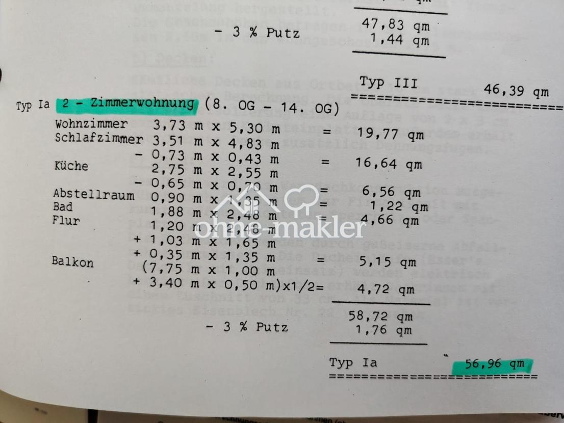 Flächenberechnung