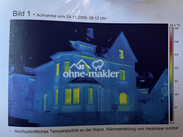 Infrarotkamerabild vom Haus