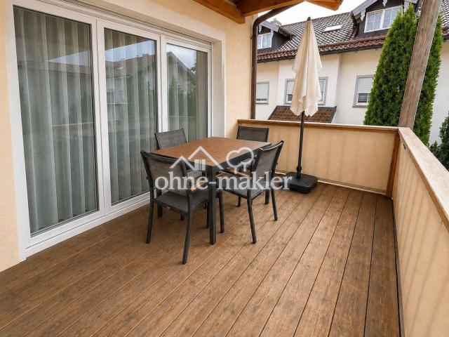 großer Balkon