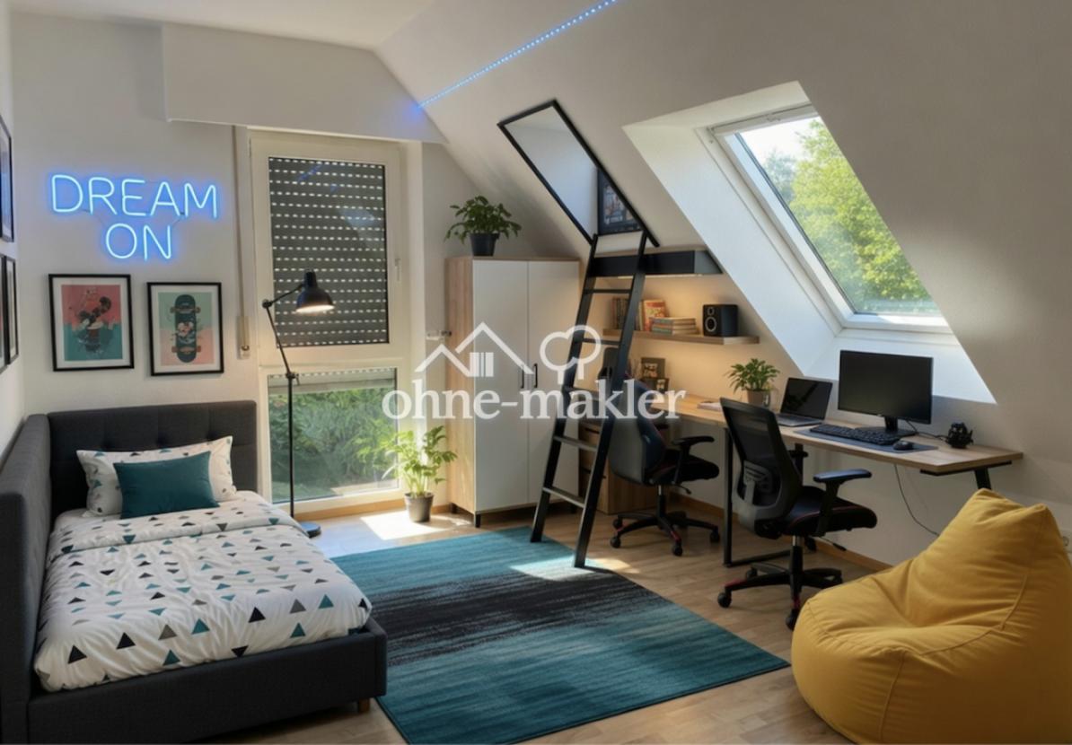 Jugendzimmer (KI staged)