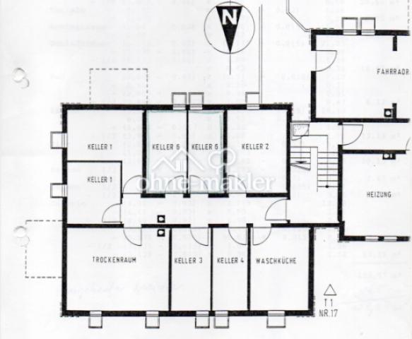 Grundriss Keller