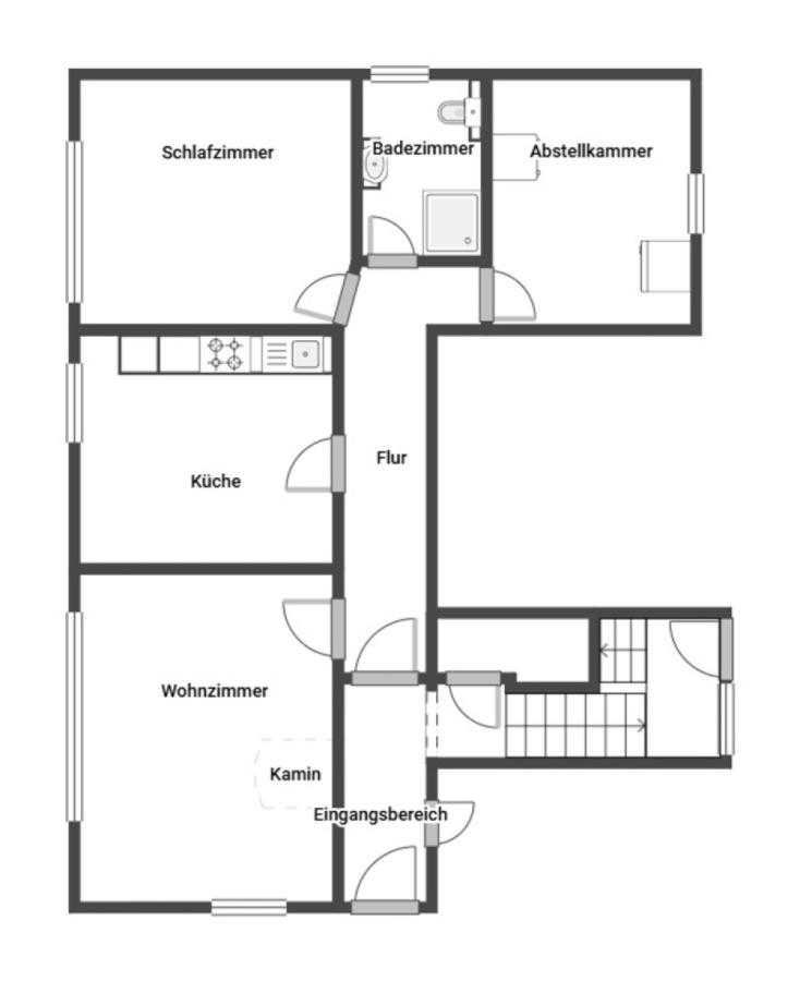 Grundriss Skizze EG