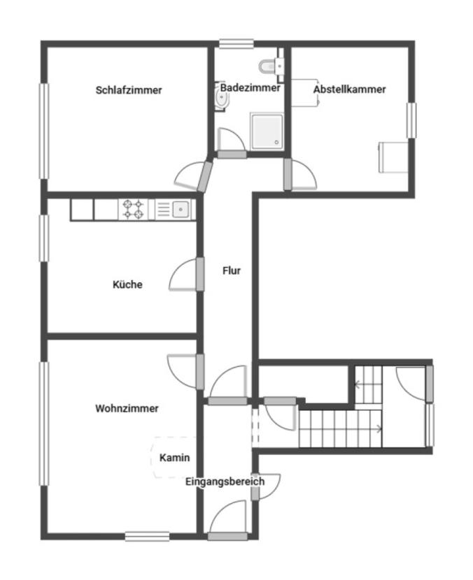 Grundriss Skizze EG