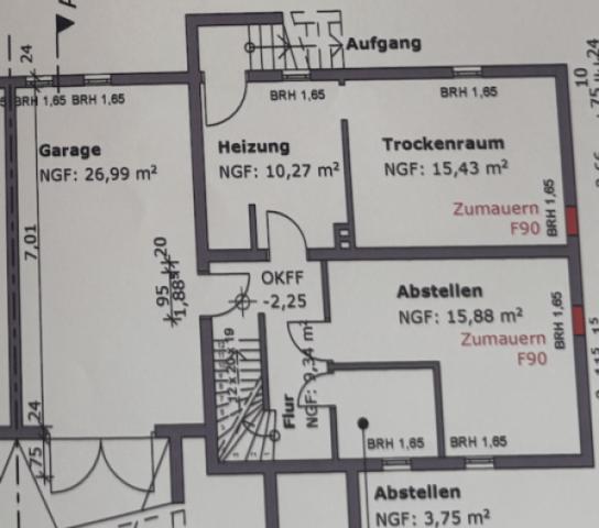 Grundriss Skizze UG