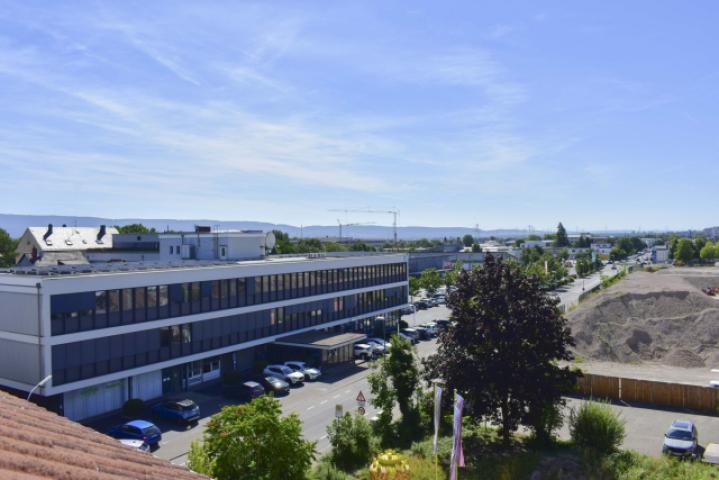 Aussicht Scheffelstraße Einkaufsmärkte