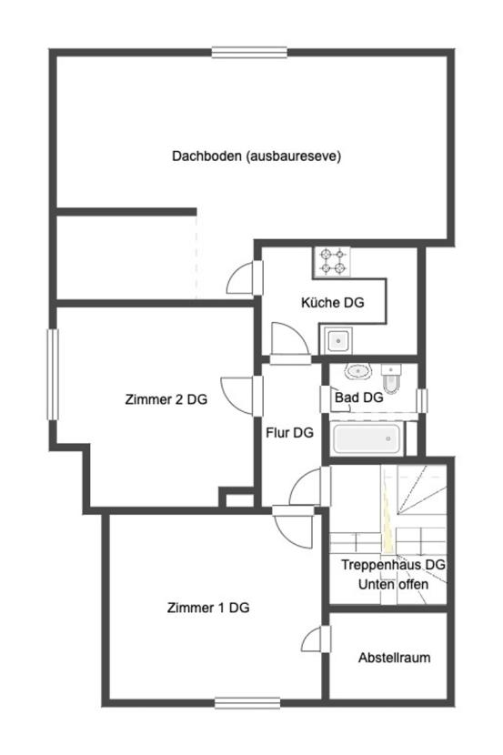 Grundriss Dachgeschoss