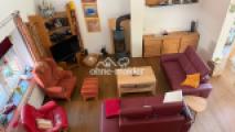 Wohnzimmer von der Empore aus