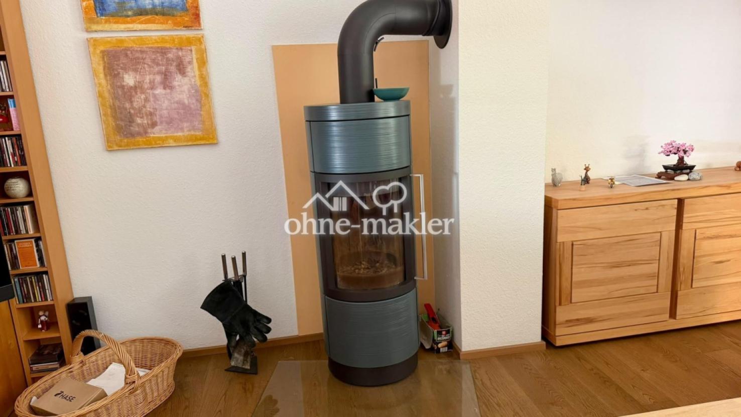 Kaminofen, drehbar, 6 KW