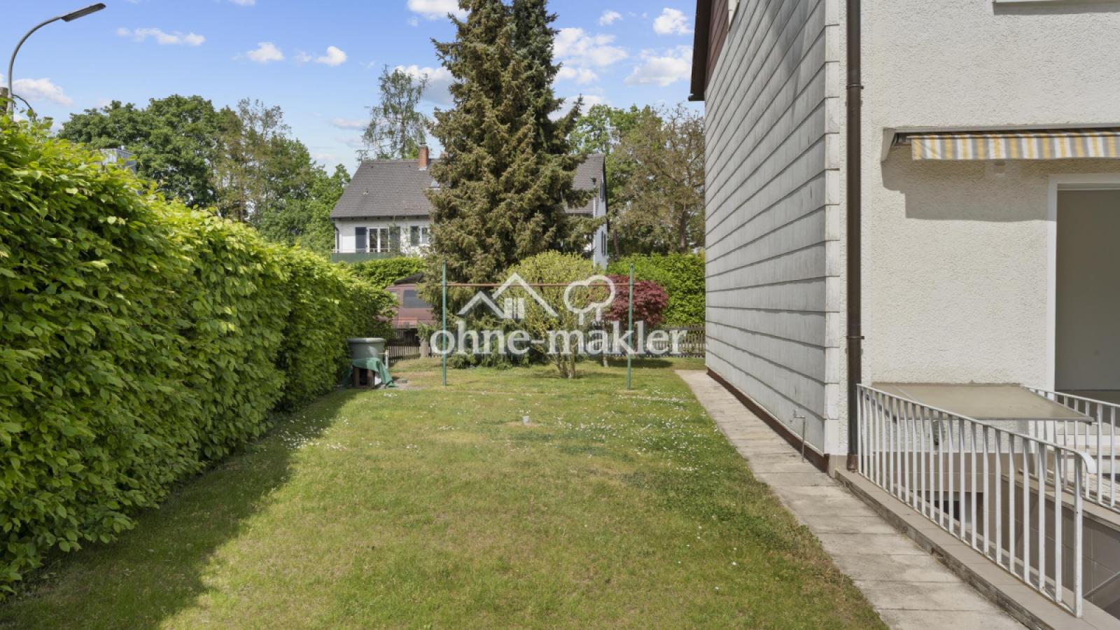 Garten Westseite