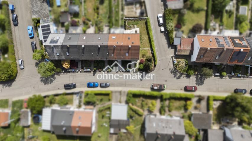 Blick auf das Grundstück