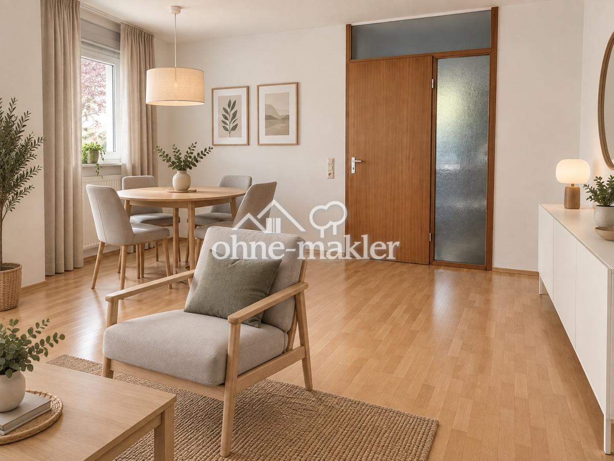KI Wohnzimmer zum Flur