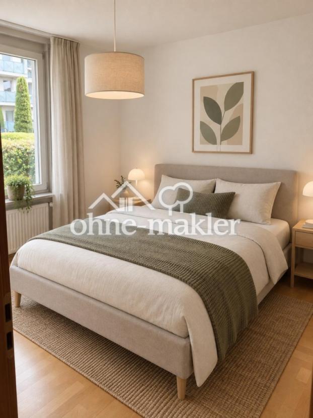 KI Schlafzimmer Fenster