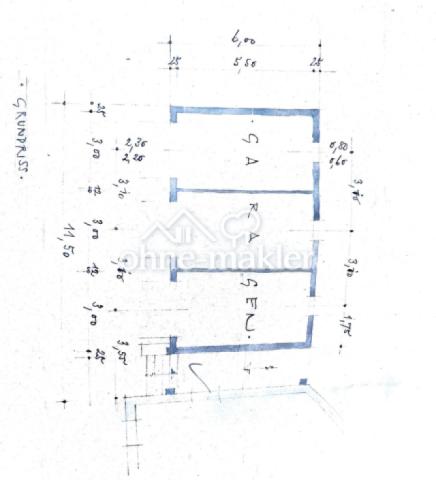 Grundriss Garagen 