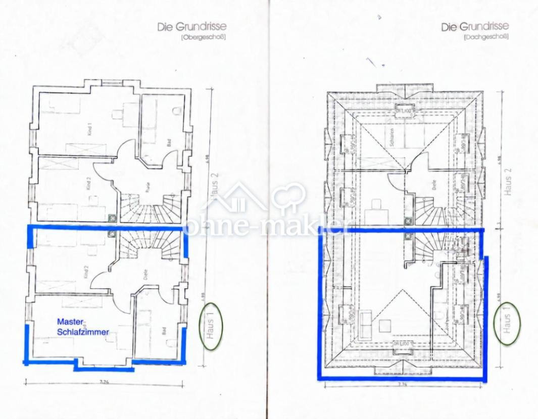 Ober- u. Dachgeschoss